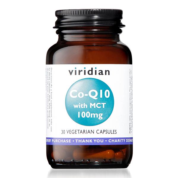 Viridian Co-enzyme Q10 100mg with MCT (30caps)