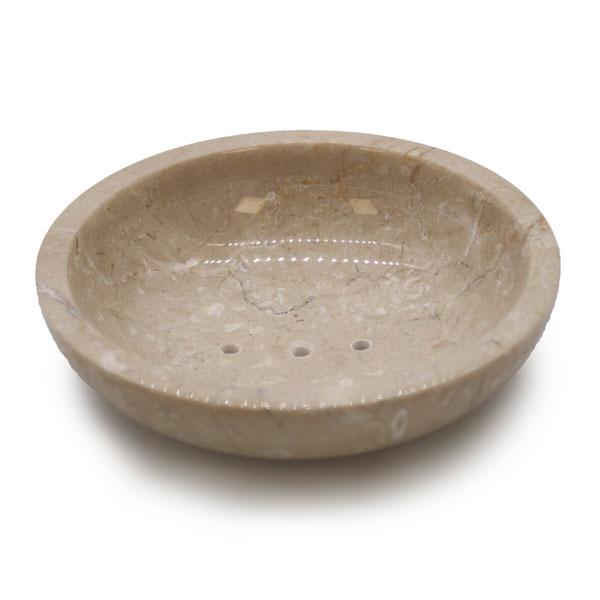 Honey Marble Soap Dish - Rounded