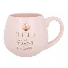 Crystals and Coffee Rounded Mug