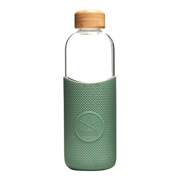 Reusable Glass Bottle - Happy Camper (1l)