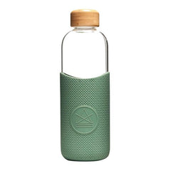 Reusable Glass Bottle - Happy Camper (1l)