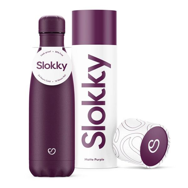 Matte Purple Insulated Bottle (500ml)