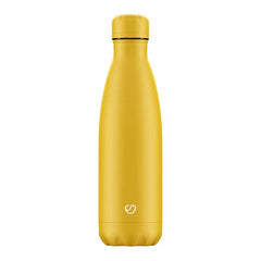 Matte Yellow Insulated Bottle (500ml)