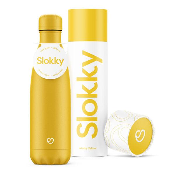 Matte Yellow Insulated Bottle (500ml)