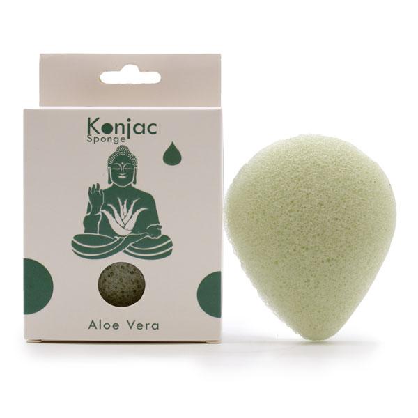 Teardrop Konjac Sponge - Aloe Vera
