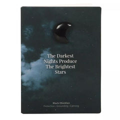 Greeting Card - Black Obsidian