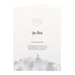 Greeting Card - Clear Quartz