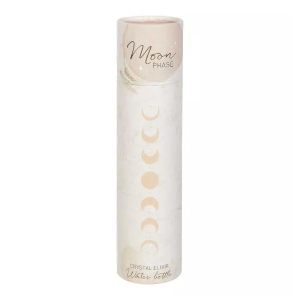 Quartz Glass Water Bottle - Moon Phase