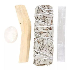 Smudge Kit with Clear Quartz