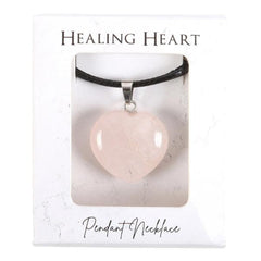 Healing Heart Necklace - Rose Quartz