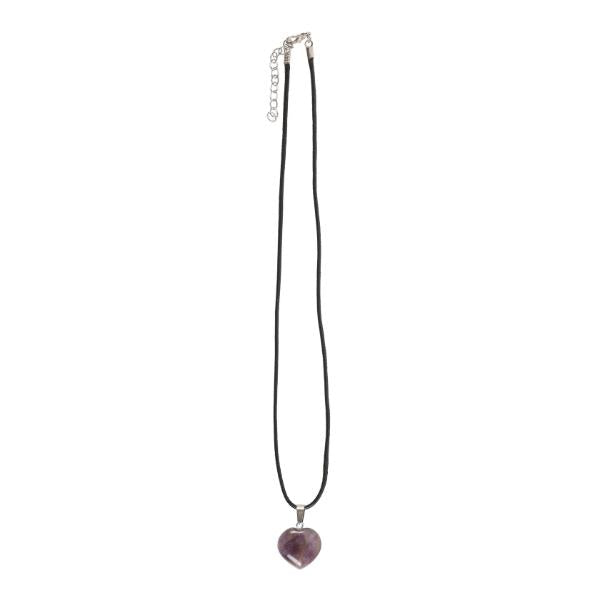 Healing Heart Necklace - Amethyst