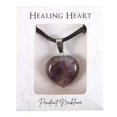 Healing Heart Necklace - Amethyst