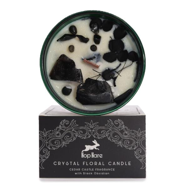 Crystal Flower Candle - The Knight of Swords