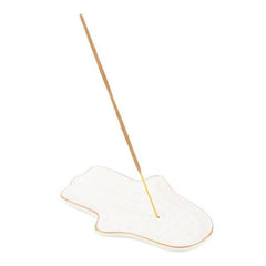 White Hamsa Incense Holder