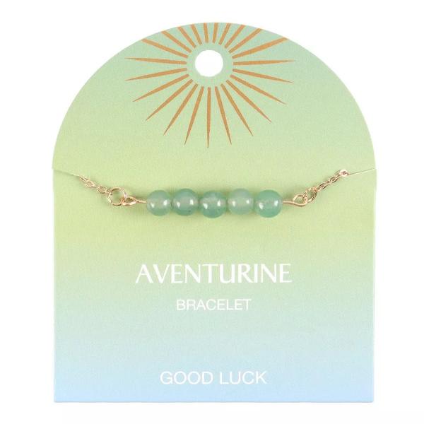 Beaded Chain Bracelet - Aventurine