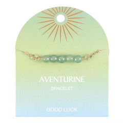 Beaded Chain Bracelet - Aventurine