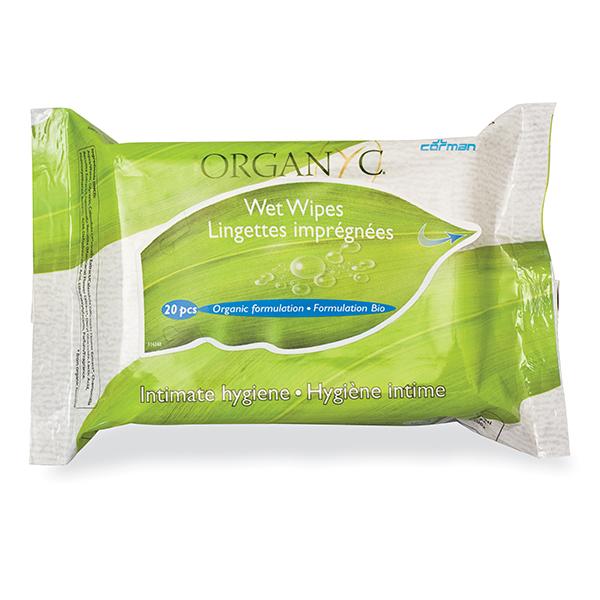 Organyc Intimate Wet Wipes (20pcs)