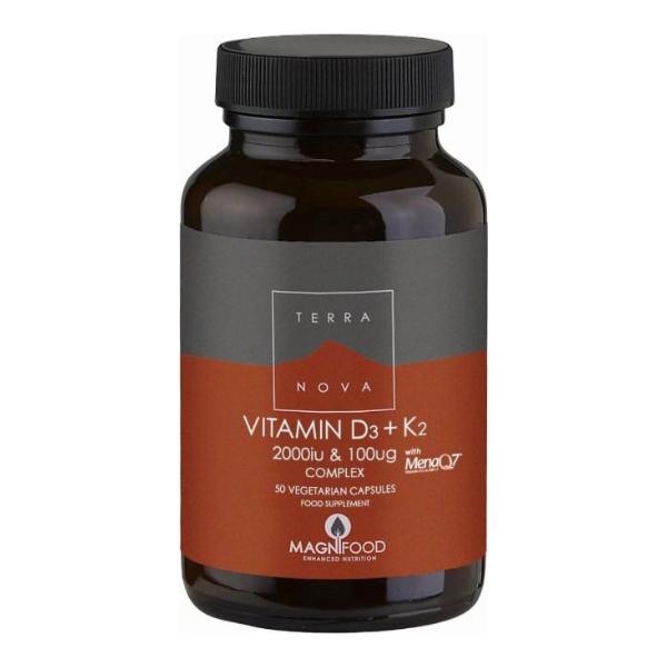 D3 2000 IU with K2 100ug (50caps)