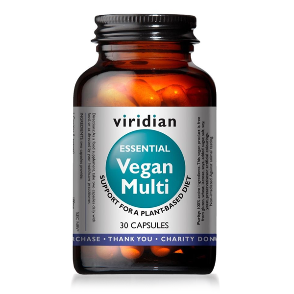 Viridian Essential Vegan Multivitamin (30caps)