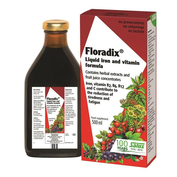 Floradix Liquid Iron Formula (500ml)