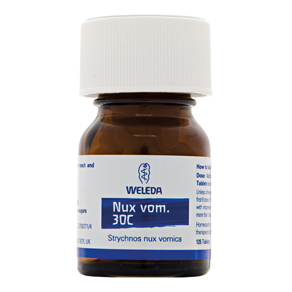 Weleda Nux. Vom 30C (125 tabs)