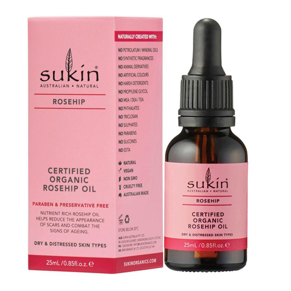 Sukin Rose Hip Oil Dropper (25ml)