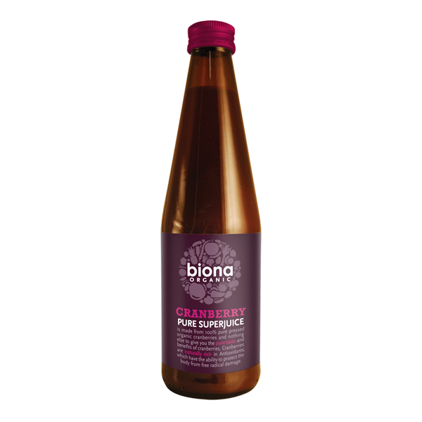 Biona Organic Cranberry Juice 100% Pure