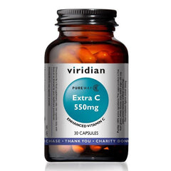 Viridian Extra C 550mg (30caps)