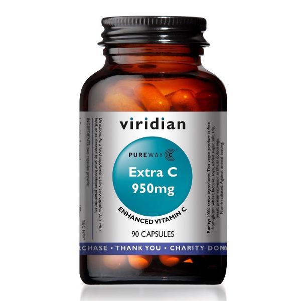 Viridian Extra C 950mg (90caps)