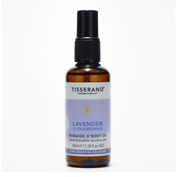 Tisserand Lavender & Chamomile Massage & Body Oil (100ml)