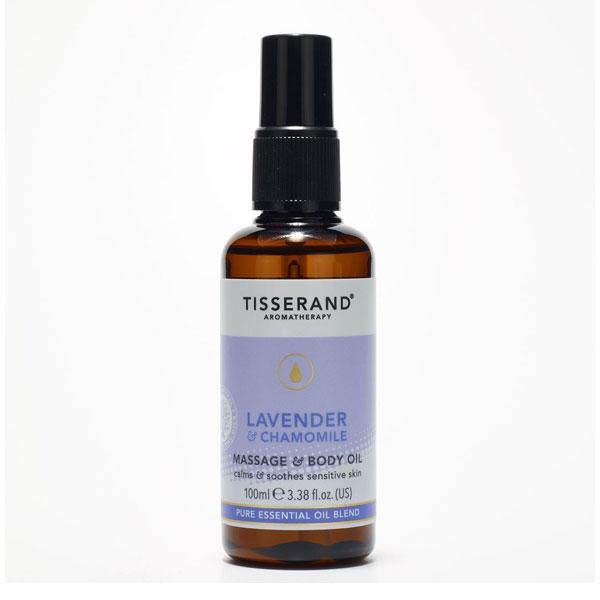 Tisserand Lavender & Chamomile Massage & Body Oil (100ml)