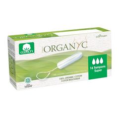 Tampons Super 100% organic cotton (16pcs)