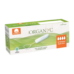Organyc Tampons Super Plus 100% organic (16pcs)