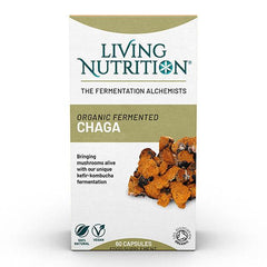 Living Nutrition Organic Fermented Chaga (60caps)