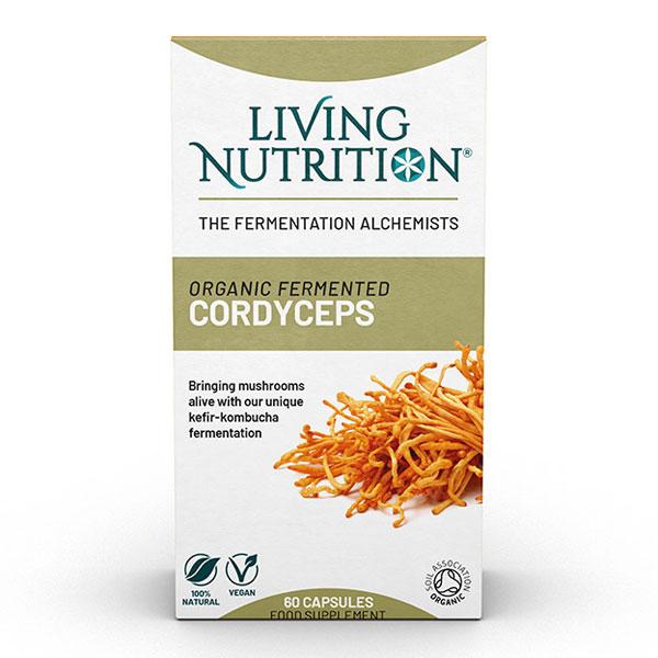 Living Nutrition Organic Fermented Cordyceps (60caps)