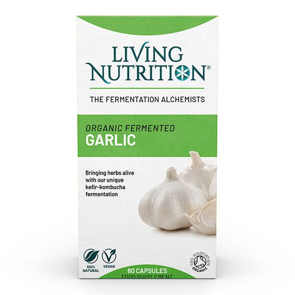 Living Nutrition Organic Fermented Garlic (60caps)