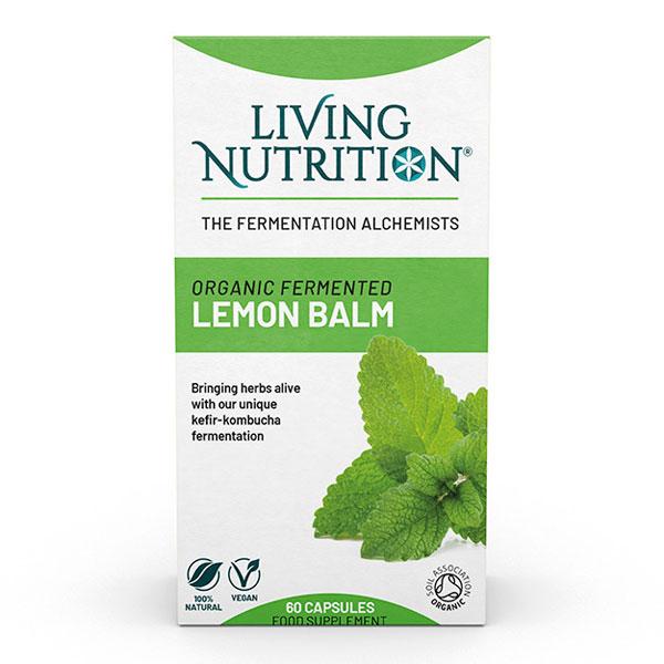 Living Nutrition Organic Fermented Lemon Balm (60caps)