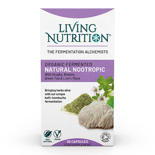 Living Nutrition Organic Fermented Natural Nootropic (60caps)