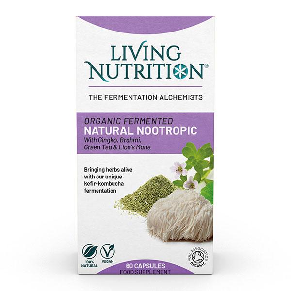 Living Nutrition Organic Fermented Natural Nootropic (60caps)