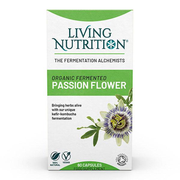 Living Nutrition Organic Fermented Passion Flower (60caps)