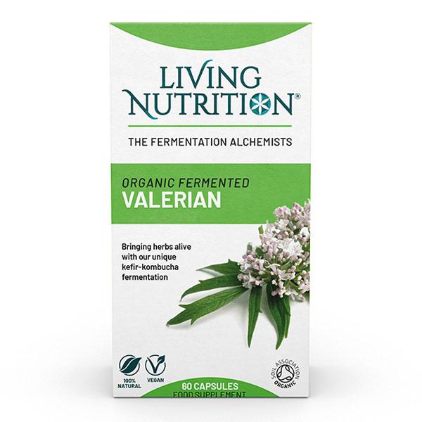 Living Nutrition Organic Fermented Valerian (60caps)