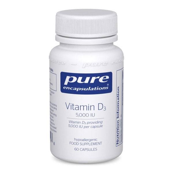 Pure Encapsulations Vitamin D3 5,000IU (60caps)