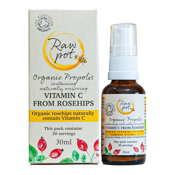 Raw Pot Org Propolis & Vitamin C From Rosehips (30ml)
