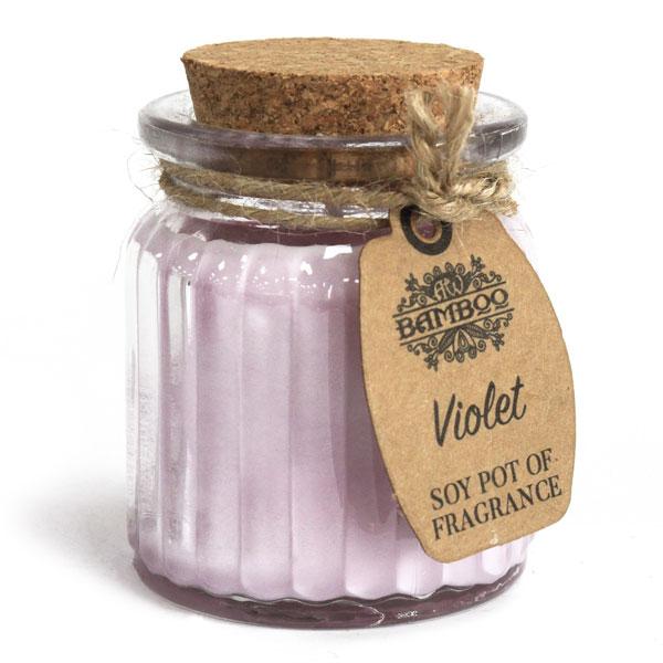 Violet Soy Pot Candle