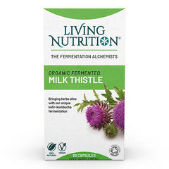 Living Nutrition Organic Fermented Milk Thistle (60caps)
