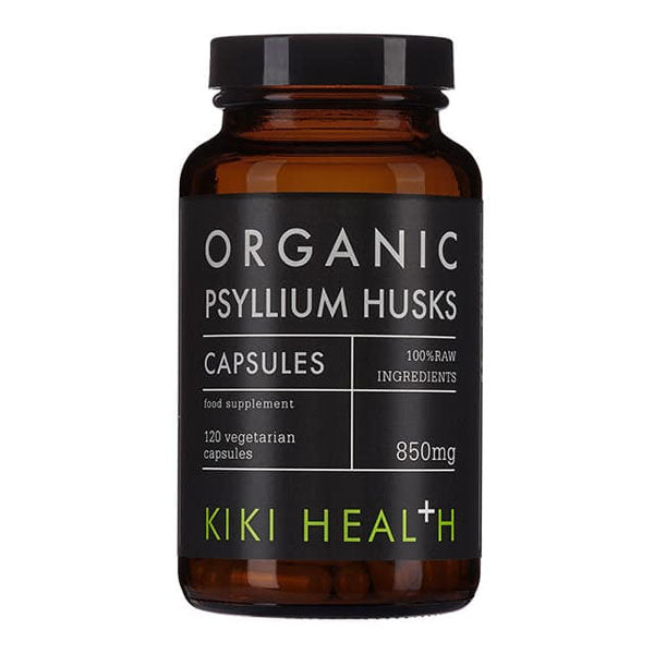 KIKI Health Organic Psyllium Husks (120caps)