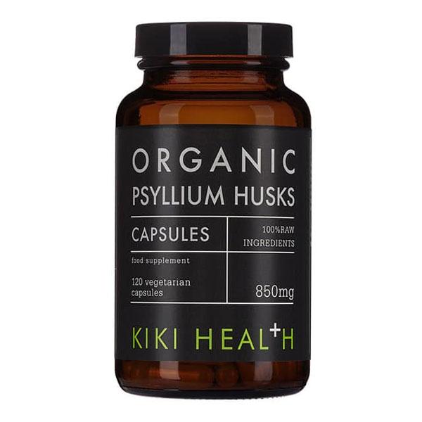 KIKI Health Organic Psyllium Husks (120caps)
