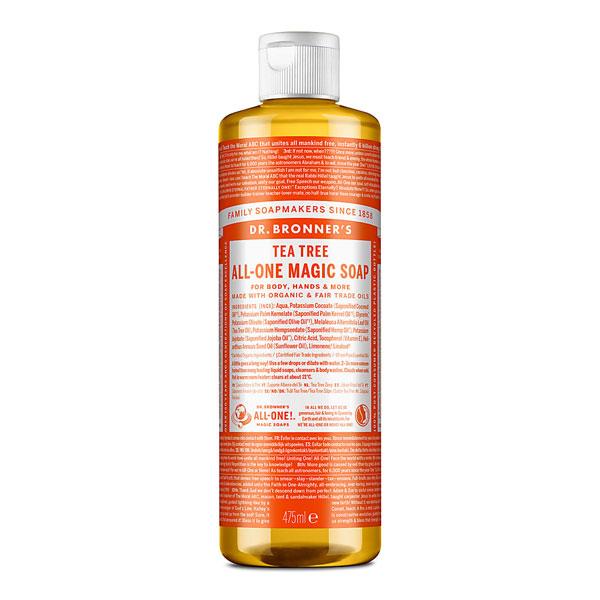 Dr Bronners Organic Tea Tree Castile Soap (473ml)