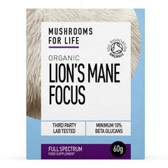 Mushrooms 4 Life MFL Org Lion's Mane Focus Powder (60g)