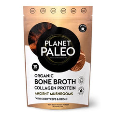 Planet Paleo Bone Broth Collagen Ancient Mushrooms (225g)
